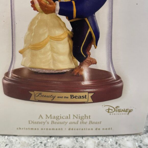 Hallmark Keepsake Beauty & the Beast Disney Christmas Ornament Magical Night - Picture 4 of 10